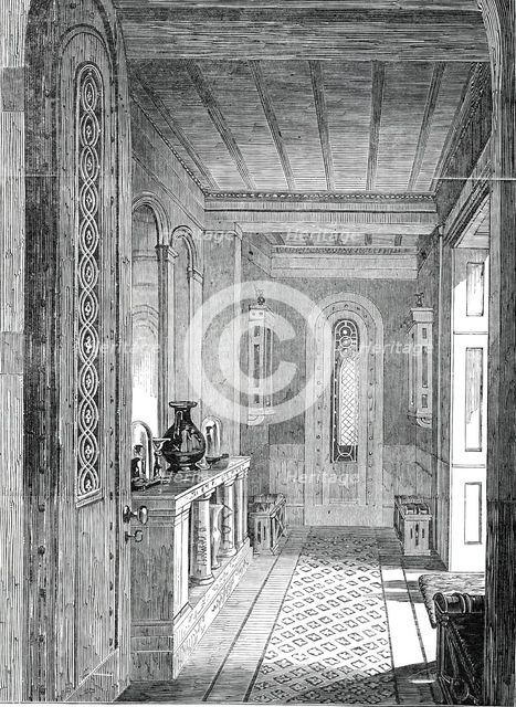 The Vestibule, Lansdown Tower, 1845. Creator: Unknown.