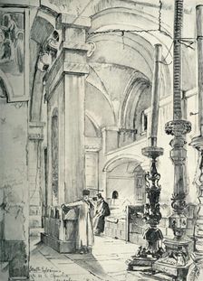The Vestibule of the Church of the Holy Sepulchre 1902. Creator: John Fulleylove
