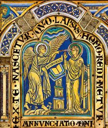 The Verdun Altar: The Annunciation, 1181. Creator: Nicholas of Verdun (ca 1130/40-after 1205)