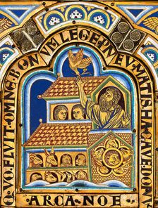 The Verdun Altar: The Noah's Ark , 1181. Creator: Nicholas of Verdun (ca 1130/40-after 1205)