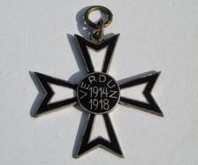 The Verdun cross (Cross commemorating the battle of Verdun). Artist: Orders, decorations and medals