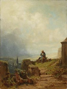 The Veteran, c. 1870. Creator: Spitzweg, Carl (1808-1885)