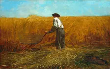 The Veteran in a New Field, 1865. Creator: Winslow Homer