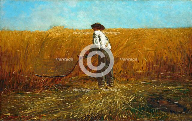 The Veteran in a New Field, 1865. Creator: Winslow Homer.