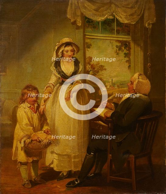 The Vicar of the Parish Receiving His Tithes, before 1793. Creator: Henry Singleton.