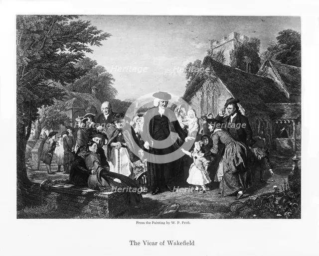 'The Vicar of Wakefield', c1850. Artist: Unknown