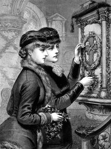 The Vicar's Daughters, drawn by A. Hunt, 1880. Creator: Unknown