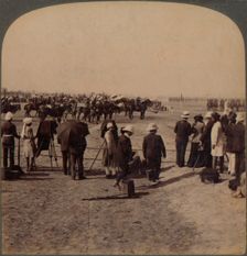 The Viceroy Lord Curzon and Lord Kitchener at the Great Durbar Review, Delhi, India 1903