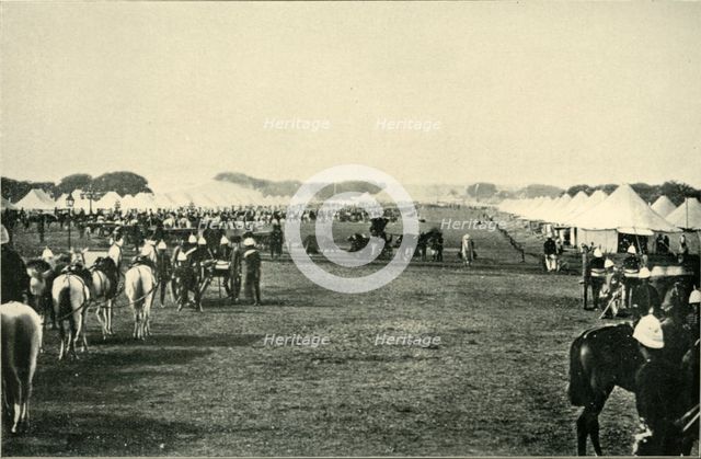 'The Viceroy's Camp at the Imperial Assemblage', January 1877, (1901). Creator: Bourne & Shepherd.