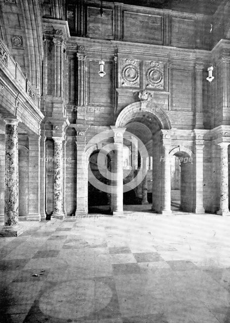 ...The Victoria and Albert Museum: the east side of the Vestibule..., 1909. Creator: Clarke & Hyde.