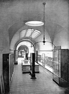 ...The Victoria and Albert Museum: the Long Gallery on the first floor..., 1909. Creator: Clarke & Hyde