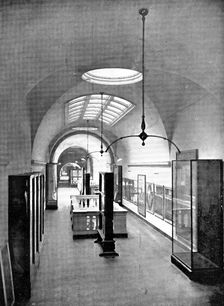 ...The Victoria and Albert Museum: the Long Gallery on the first floor..., 1909. Creator: Clarke & Hyde
