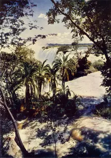 The Victoria Falls in Southern Rhodesia c1948. Creator: Unknown