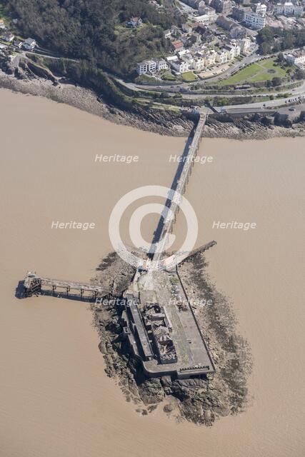 The Victorian Birnbeck Pier, Weston Super Mare, Somerset, 2018. Creator: Historic England Staff Photographer.