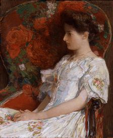 The Victorian Chair, 1906. Creator: Frederick Childe Hassam