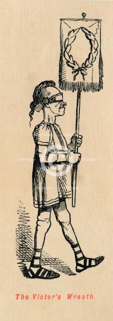 'The Victor's Wreath', 1852. Artist: John Leech.