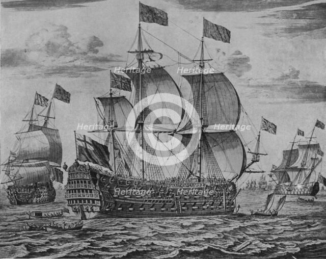 'The Victory', c1700. Artist: Isaac Sailmaker.