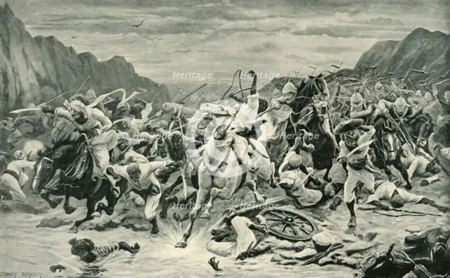'The Victory of Kandahar (Cavalry Pursuit to the Arghandab River)', (1901).  Creator: Unknown.