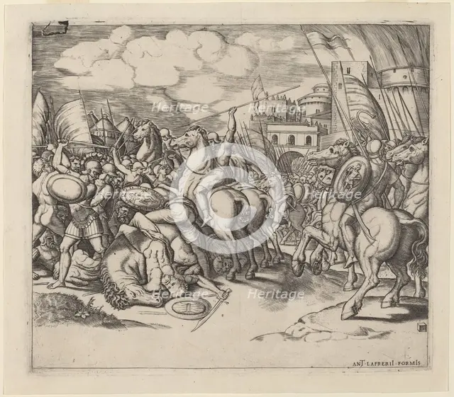 The Victory of Scipio over Syphax. Creator: Master of the Die.