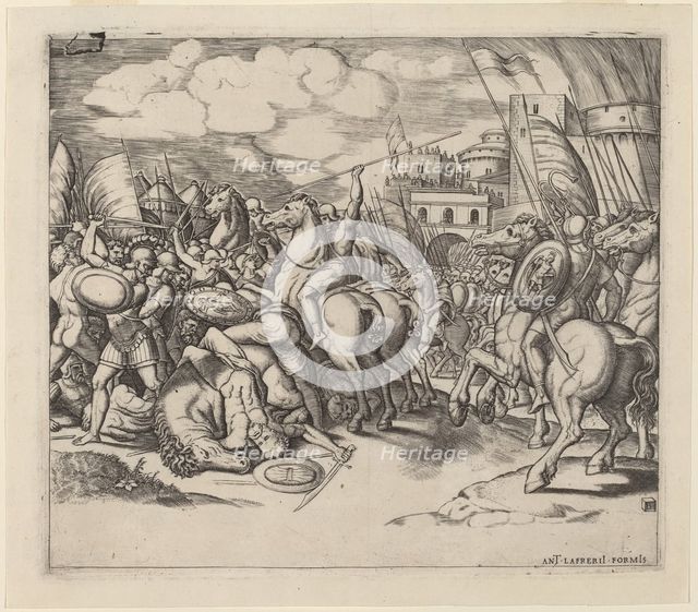 The Victory of Scipio over Syphax. Creator: Master of the Die.