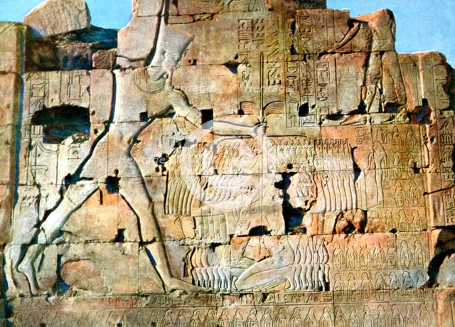 The Victory of Rameses II, Karnak, Egypt, 20th Century. Artist: Unknown