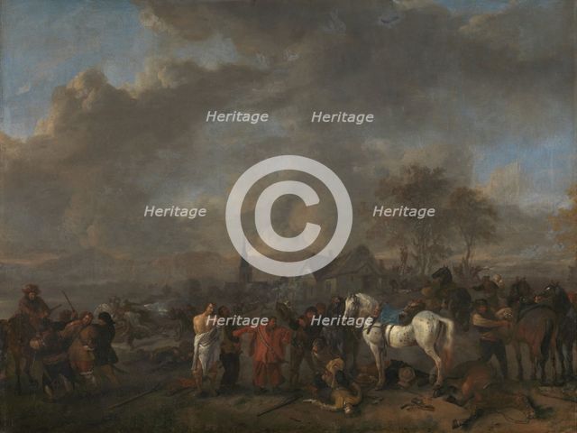 The Victory of the Peasants, c.1665. Creator: Philip Wouverman.