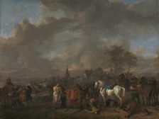 The Victory of the Peasants, c.1665. Creator: Philip Wouverman