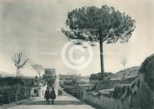The Via Appia (Appian Way), Rome, Italy, 1927. Artist: Eugen Poppel.
