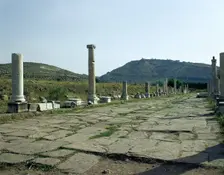 The Via Sacra (Sacred Way) from Pergamon to Asclepeium, Turkey, 1999. Creator: Unknown
