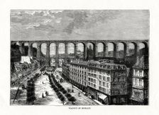 The Viaduct at Morlaix, France, 1879