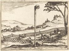 The Vigilant Eye, 1628. Creator: Jacques Callot