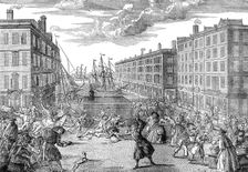 The View and Humours of Billingsgate 1736