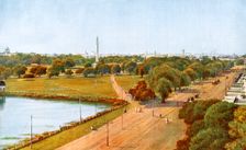 The view from Chowringhee, Calcutta, India, early 20th century