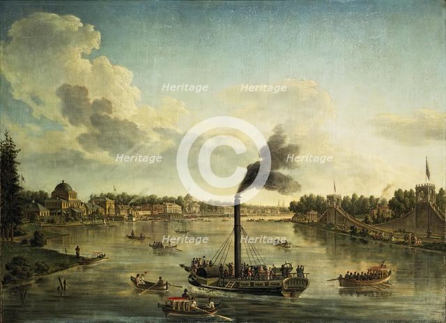 The View of Islands in St Petersburg, after 1815. Creator: Timofey Vasilyev.
