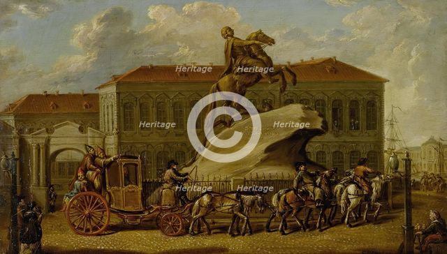 The View of Senate Square, 1799. Creator: Karl Friedrich Knappe.