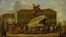 The View of Senate Square, 1799. Creator: Karl Friedrich Knappe