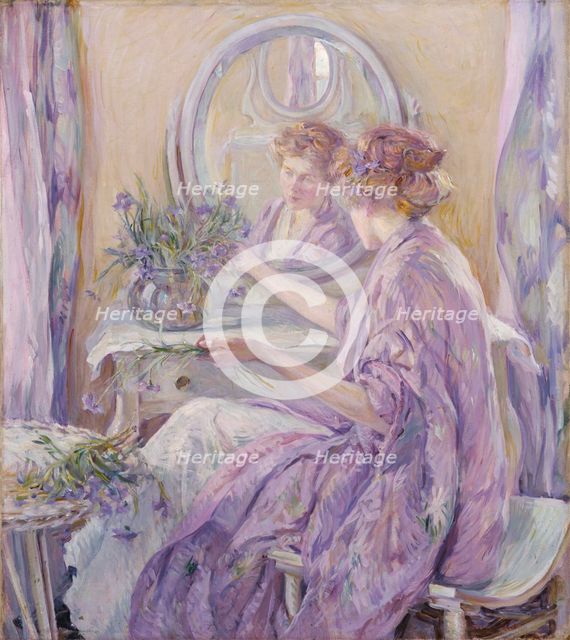 The Violet Kimono, ca. 1910. Creator: Robert Reid.