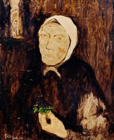 The violet seller, 1927. Creator: Franz Secky