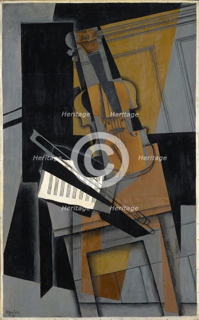 The Violin, 1916. Creator: Juan Gris.