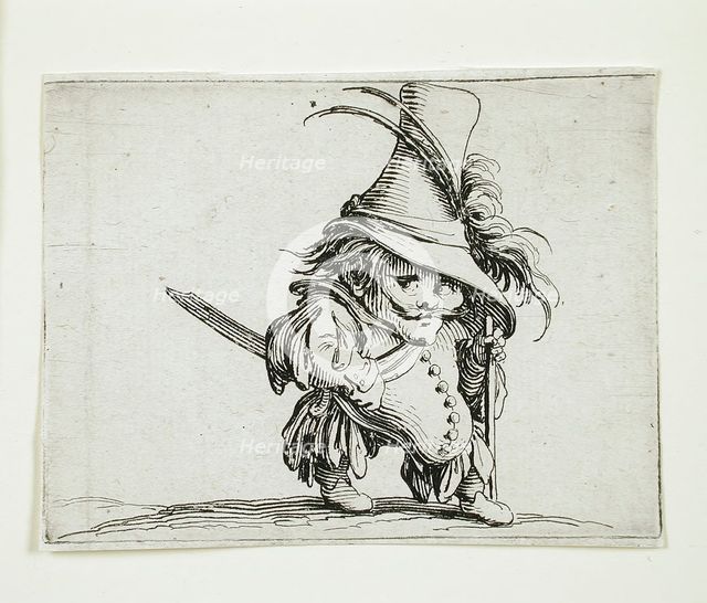 The Violin Player, 1616. Creator: Jacques Callot.