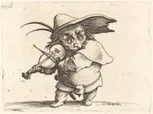 The Violin Player, c. 1622. Creator: Jacques Callot