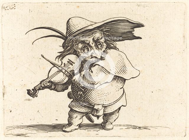 The Violin Player, c. 1622. Creator: Jacques Callot.