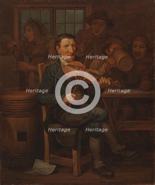 The Violinist, 1809. Creator: Alexander Lauréus.