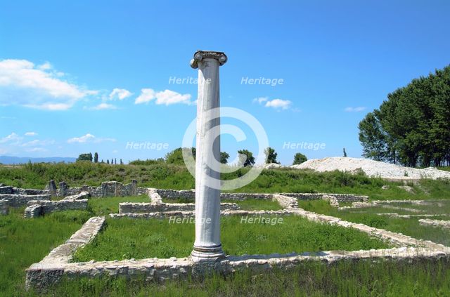 The Villa of Dionysus, Dion, Greece. Creator: Samuel Magal.