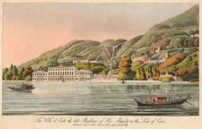 The Villa d'Este the late Residence of Her Majesty on the Lake of Como 1820. Creator: Unknown