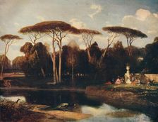 The Villa Doria - Panfili, Rome 1838-1839, c1915. Artist: Alexandre Gabriel Decamps
