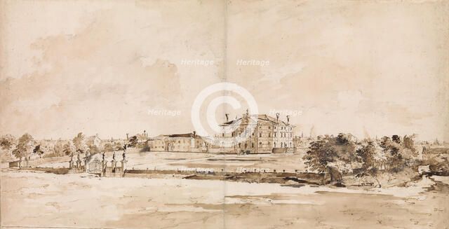 The Villa Loredan, near Treviso, ca. 1778. Creator: Francesco Guardi.