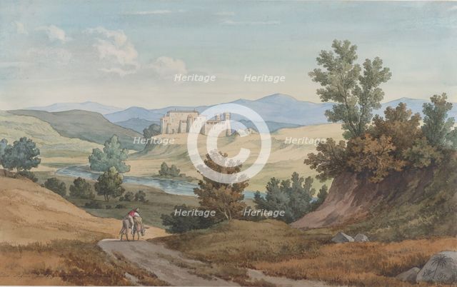 The Villa Pasino, 1854. Creator: Gustav Wilhelm Palm.