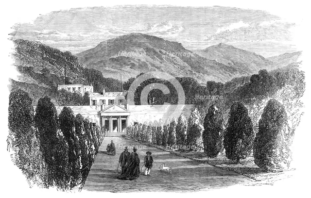 The Villa San Martino, Napoleon's house in the Isle of Elba, 1868. Creator: Unknown.