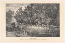 The Villa Torlonia, from the original painting by Joseph Castiglione in the collec..., 19th century. Creator: Anon